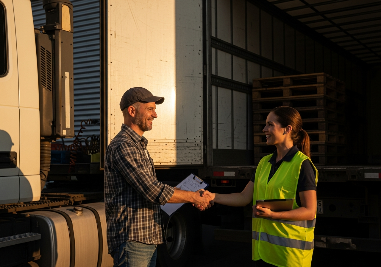 Managed transportation fleet on the road